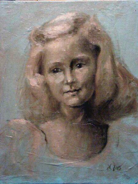 Little Girl Oil Study, by Jackson